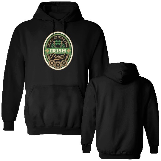 Kiss Me Im Irish 2025 Double Sided Hoodies