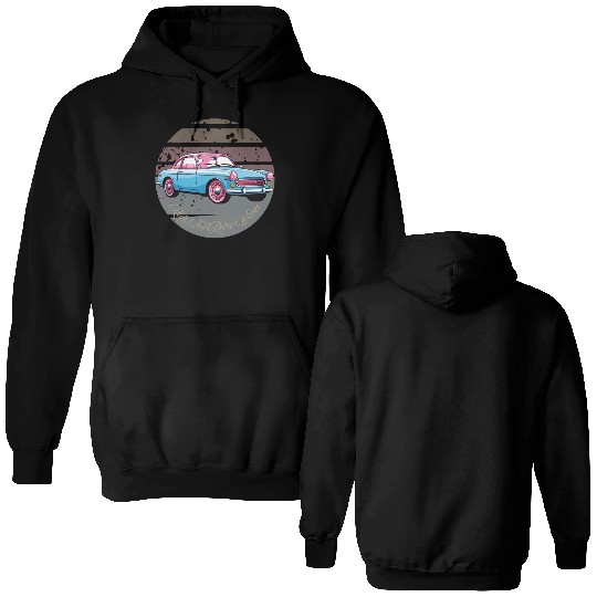 “Ride the Retro Vibes – Cruise Through Nostalgia” Double Sided Hoodies