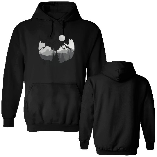 Beautiful Nature | Wilderness Landscape Adventure Double Sided Hoodies