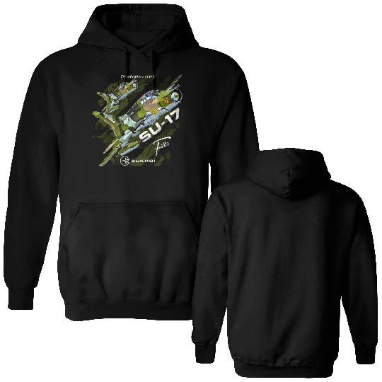 Sukhoi Su-17 Fitter – Iconic Soviet Jet Double Sided Hoodies