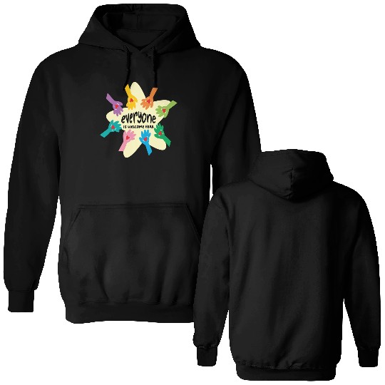 Everyone Is Welcome, Idaho Teacher, teacher, idaho Double Sided Hoodies