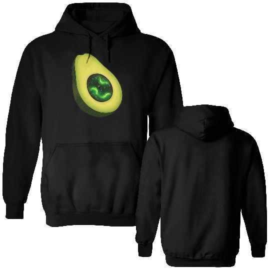 Galaxy Avocado Core Double Sided Hoodies