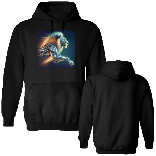 Syber Lion Gunner Double Sided Hoodies