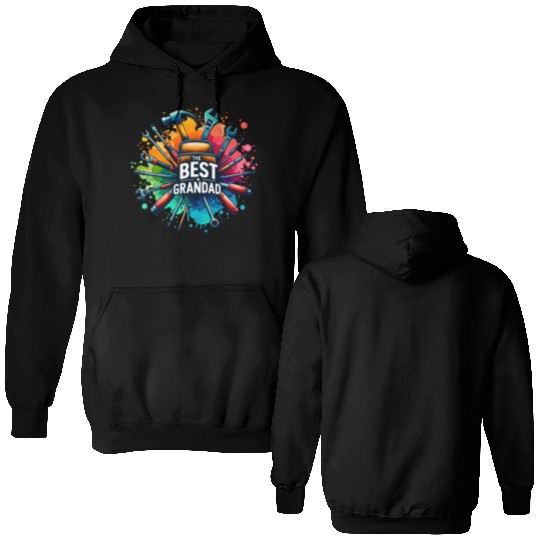 Best Grandad Ever tools design Double Sided Hoodies