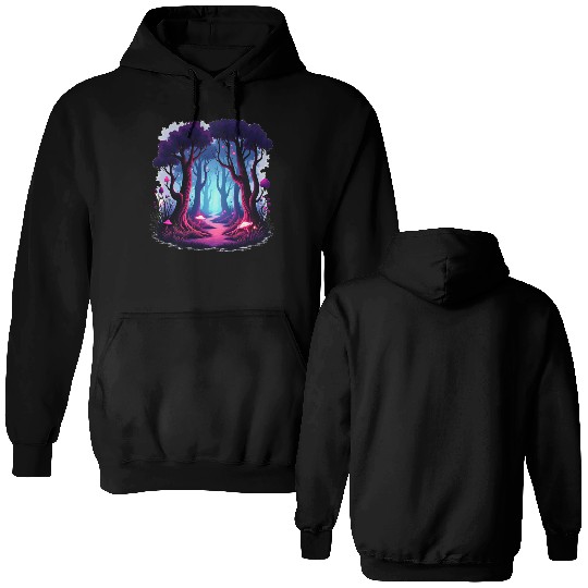 Enchanted Forest Dreamscape Double Sided Hoodies