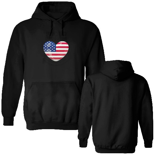 Proud Daughter American Revolution DAR US history Double Sided Hoodies
