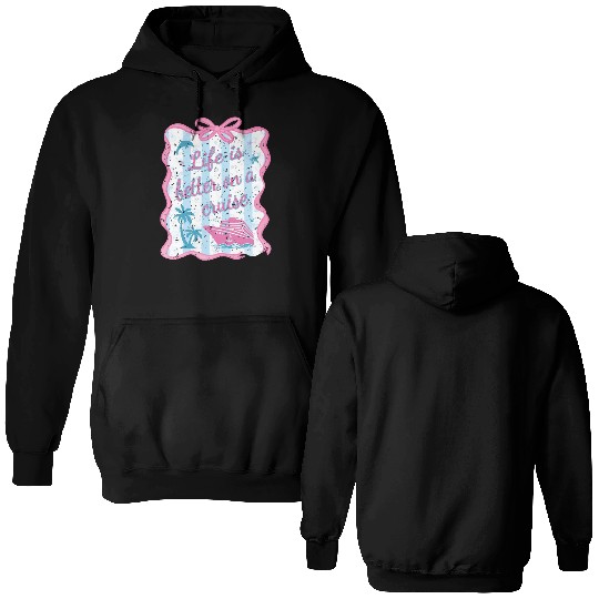Coquette Cruise Life Summer Girly Cruise Double Sided Hoodies