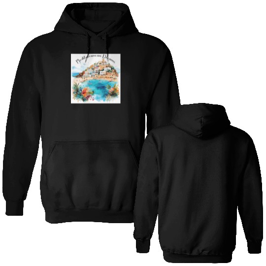 Mediterranean Dreams Double Sided Hoodies