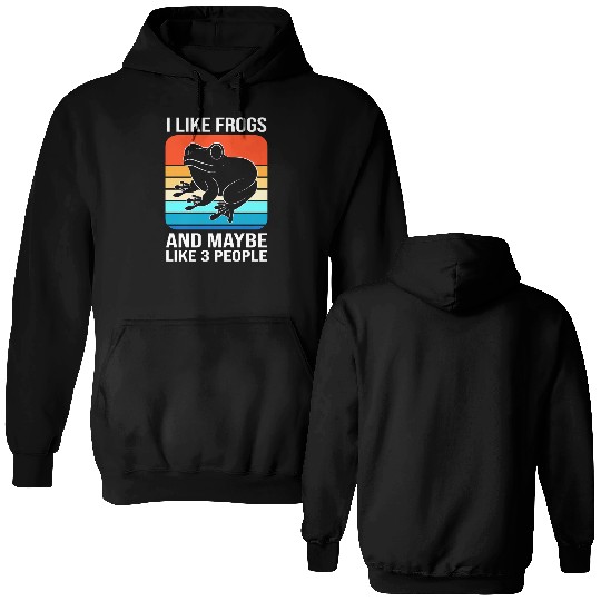Red Eyed Tree Frog Amphibian Frog Double Sided Hoodies