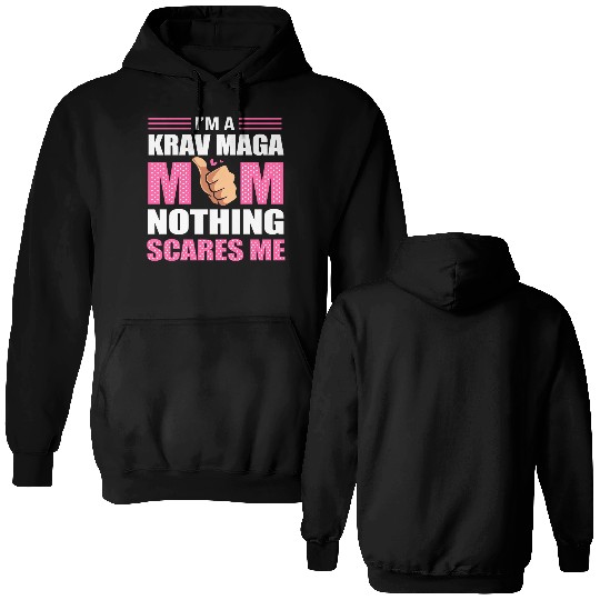 Krav Maga Mom Israel Martial Arts Double Sided Hoodies