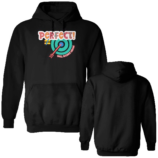 Perfect is NOT the Goal (orange) Double Sided Hoodies