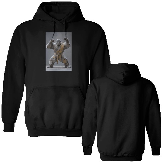 Sumo Gorilla Warrior Double Sided Hoodies