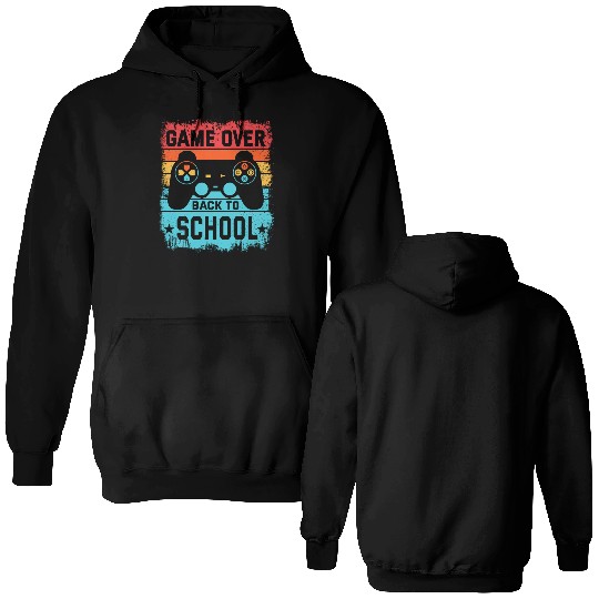 Game Over Back to School Double Sided Hoodies – Retro Gamer