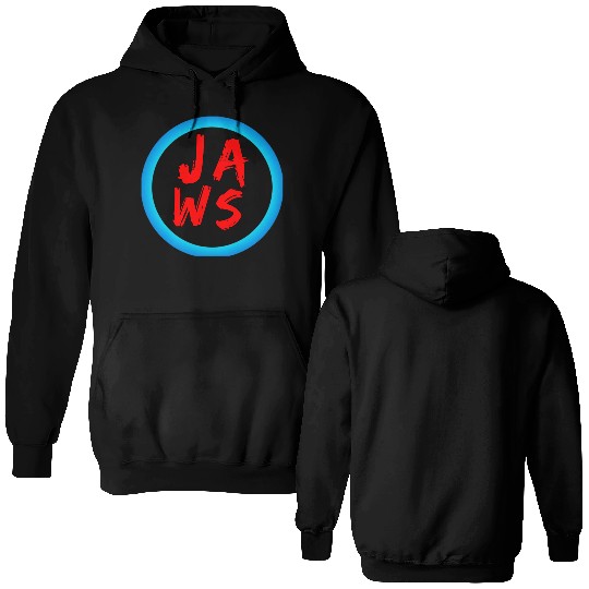 Vibrant Graffiti Style JAWS Logo Double Sided Hoodies