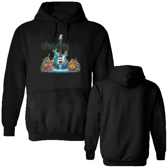 Strings of Nature Guitar  Double Sided Hoodies