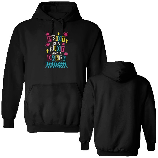 Queer Pride Queer Joy LGBTQ+ Affirmation Trans Double Sided Hoodies