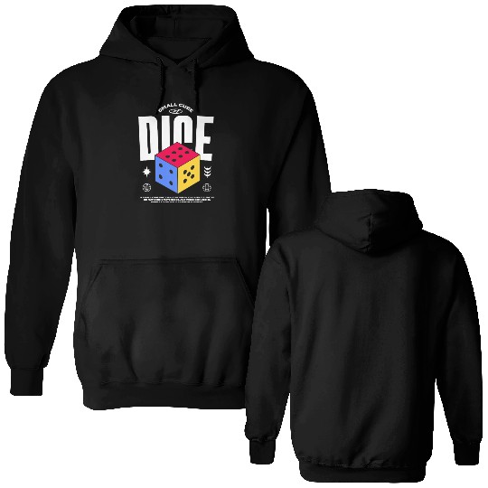 Dice Double Sided Hoodies | Funny Board Game & RPG Dice