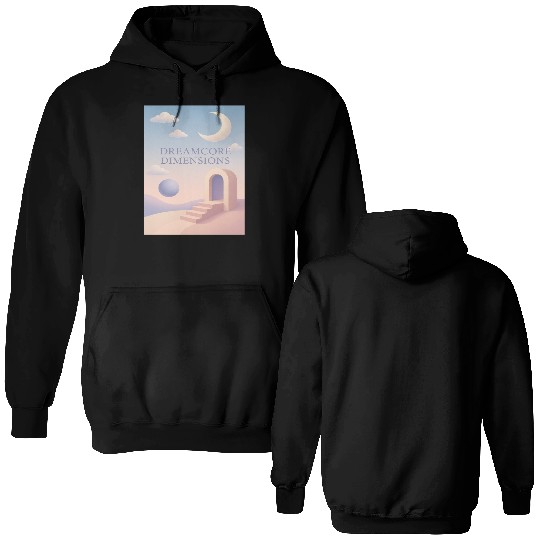 Dreamcore Dimensions Celestial Scene Double Sided Hoodies