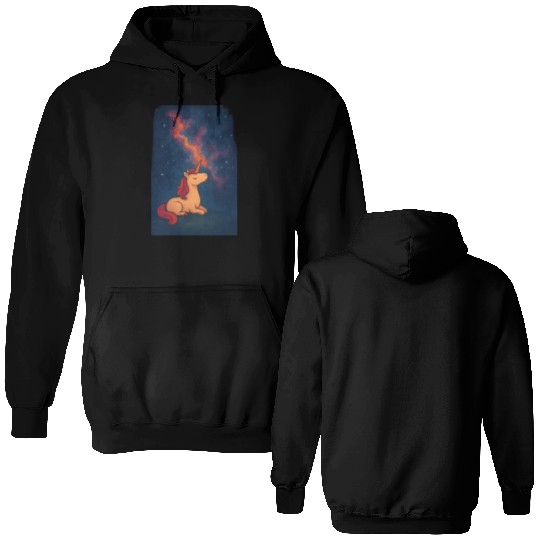 Celestial Unicorn Dreamscape Double Sided Hoodies