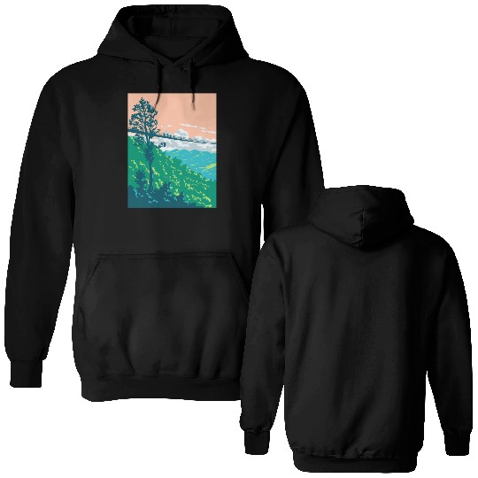 Great Smoky Mountains National Park Gatlinburg WPA Double Sided Hoodies