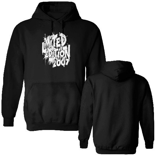 Graffiti Style Art with Edgy 2007 Limited Edition Double Sided Hoodies