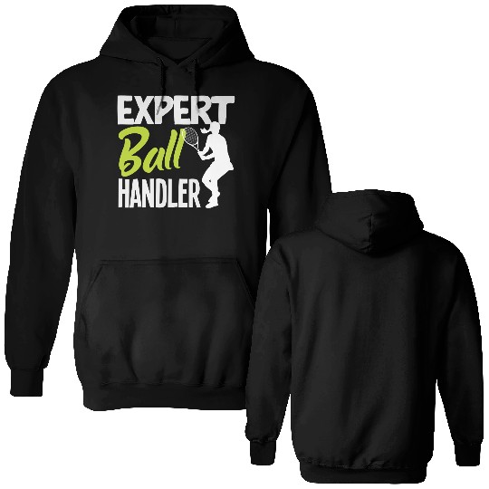 Expert Ball Handler Tennis Player Design Double Sided Hoodies