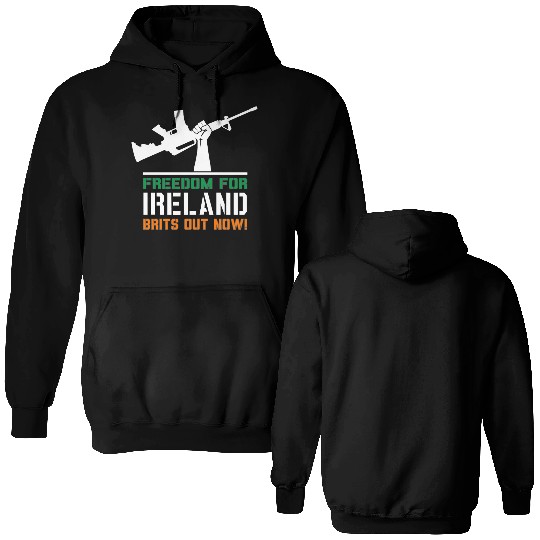 Freedom for Ireland! Double Sided Hoodies