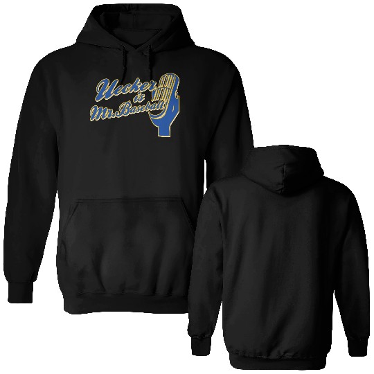 Ueck Uecker Milwaukee Mr. Baseball Double Sided Hoodies
