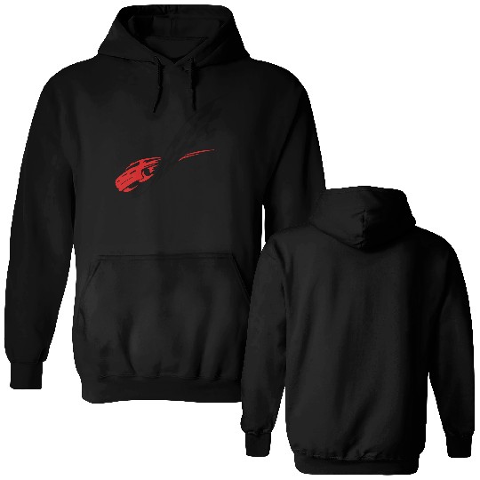 Race Car Flag Double Sided Hoodies