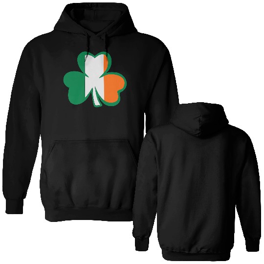 ♥ټ☘Kiss the Irish Shamrock to Get Lucky☘ټ♥ Double Sided Hoodies