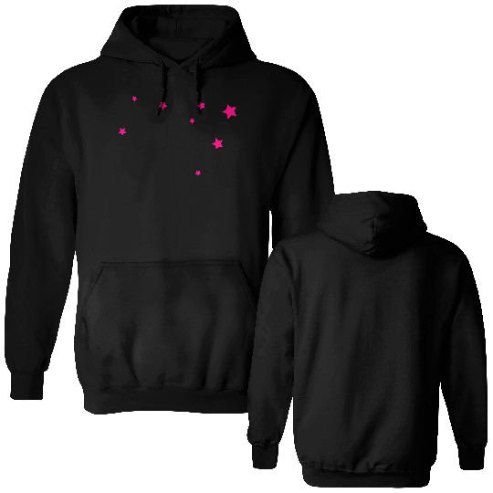 Stars, Pink, Bling Bling, Hen Nights Double Sided Hoodies
