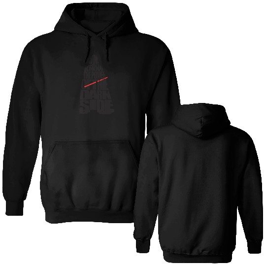 Cool Star Wars Darth Vader typography Double Sided Hoodies
