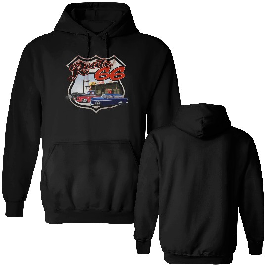 Route 66 Triple Double Sided Hoodies