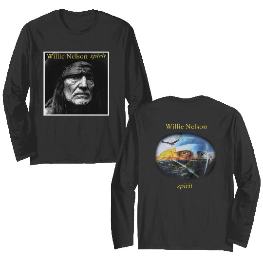 Vintage Nelson Double Sided Long Sleeves Nelson Spirit Country Rock Country Music Double Sided Long Sleeves