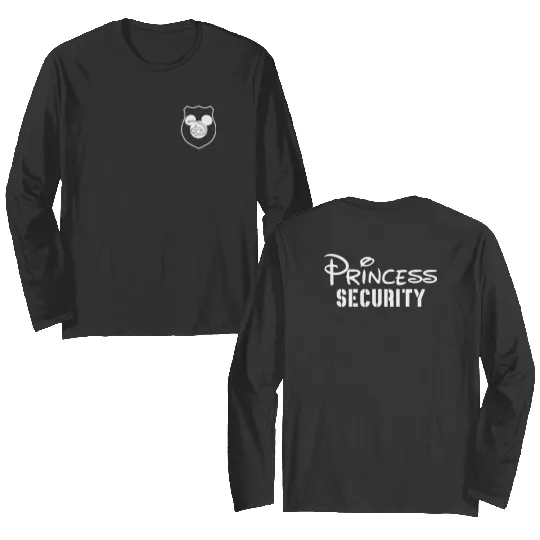 Princess Security Double Sided Long Sleeves for Disney Dad Security Badge Double Sided Long Sleeves