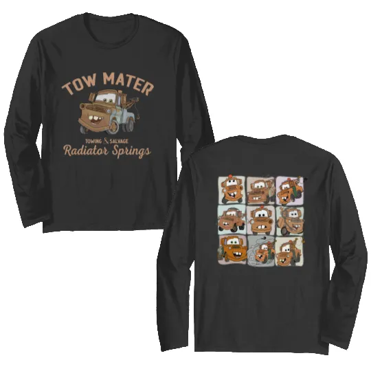 Two-Sided Tow Mater Double Sided Long Sleeves, Disneyland Family Double Sided Long Sleeves