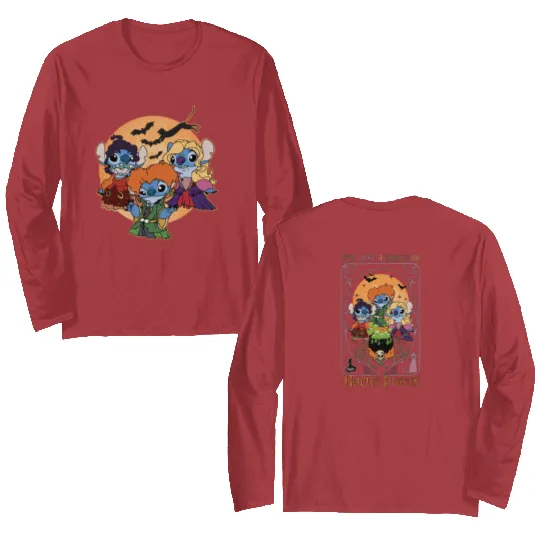 Disney Stitch Hocus Pocus Double Sided Long Sleeves, Just A Bunch Of Hocus Pocus Tarot Card