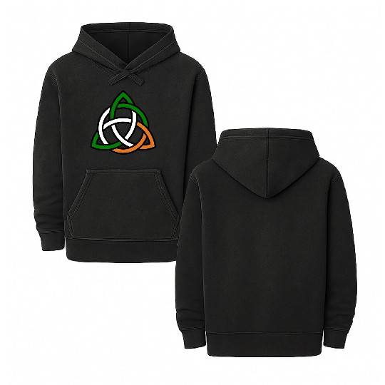 Celtic Knot Double Sided Mineral Wash Hoodies