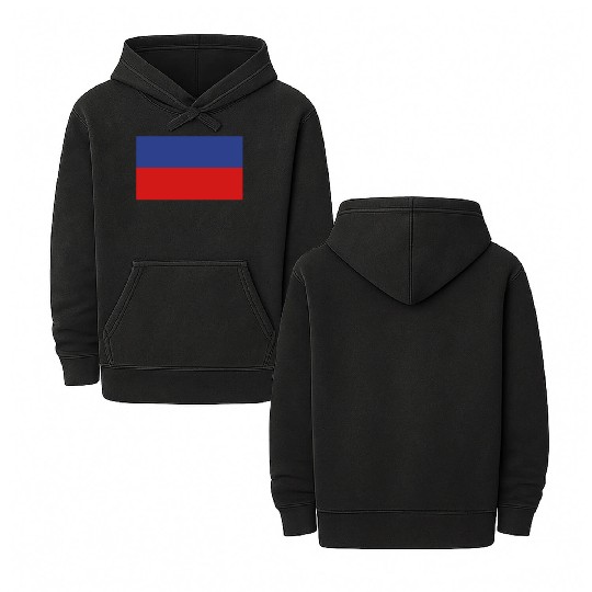 National Flag Of Haiti Double Sided Mineral Wash Hoodies