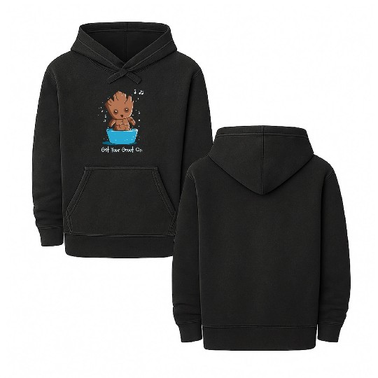 Get Your Groot On Double Sided Mineral Wash Hoodies