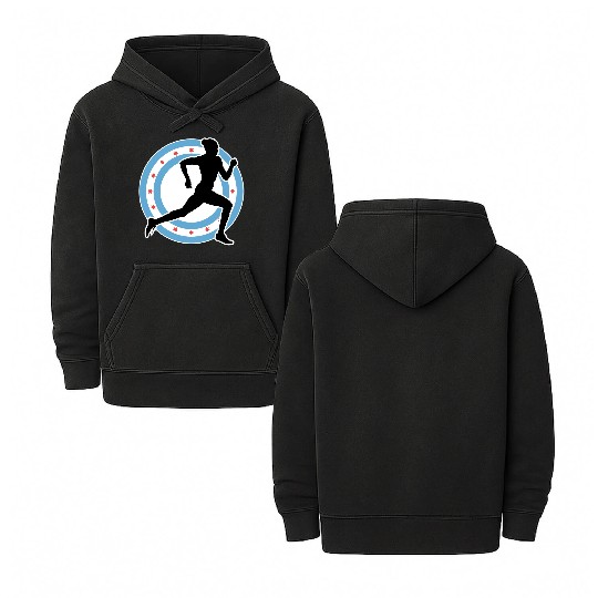 CHICAGO MARATHON 7 Double Sided Mineral Wash Hoodies