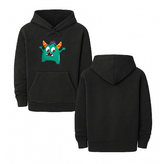 happy angry surprises BARON Double Sided Mineral Wash Hoodies