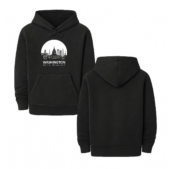 Washington D.C. Double Sided Mineral Wash Hoodies