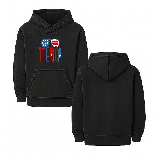 merica Double Sided Mineral Wash Hoodies