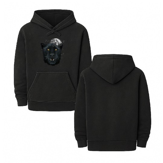 Black Panther Spirit The Face Of Power, Protection Double Sided Mineral Wash Hoodies