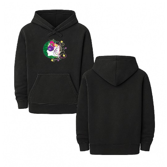 krewe of Nyx - Mardi Gras New Orleans Carnaval Double Sided Mineral Wash Hoodies