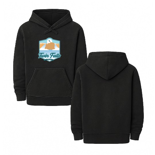 Twin Falls – Idaho Double Sided Mineral Wash Hoodies