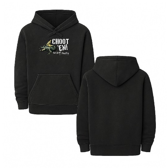 Swamp People Choot Em birthday christmas gift Double Sided Mineral Wash Hoodies