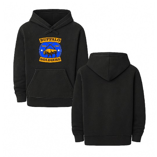 BUFFALO SOLDIERS Double Sided Mineral Wash Hoodies