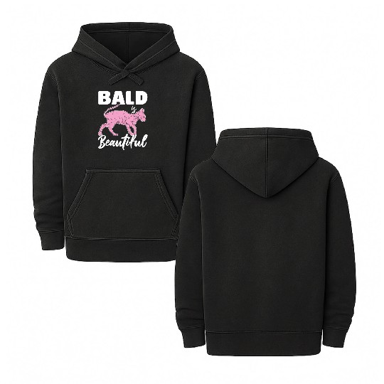 Bald Is Beautiful Sphynx Cat Hair less Sphynx Double Sided Mineral Wash Hoodies